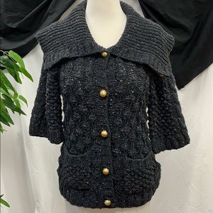 Juicy Couture Gray Bulky Sweater